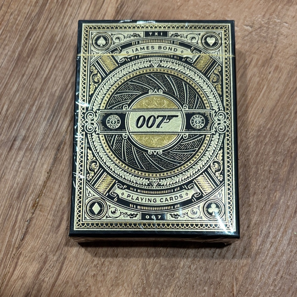 Theory Black and Gold Playing Cards